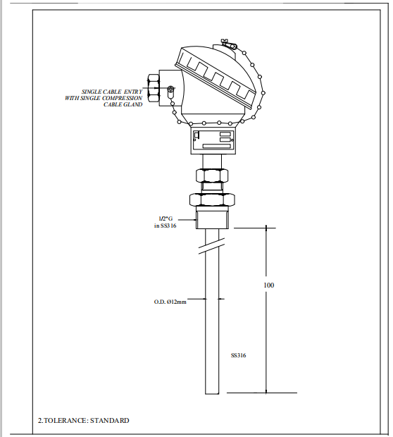 Intelligent WZP RTD PT100 sensor with temperature transmitter drawing  
.png