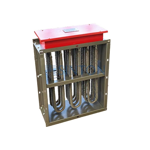 Frame air duct heaters for industrial heating